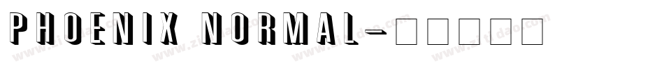 Phoenix Normal字体转换
